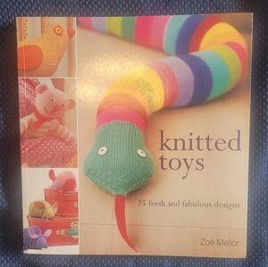KNITTED TOYS craft book by Zoe Mellor with 25 patterns Unisex